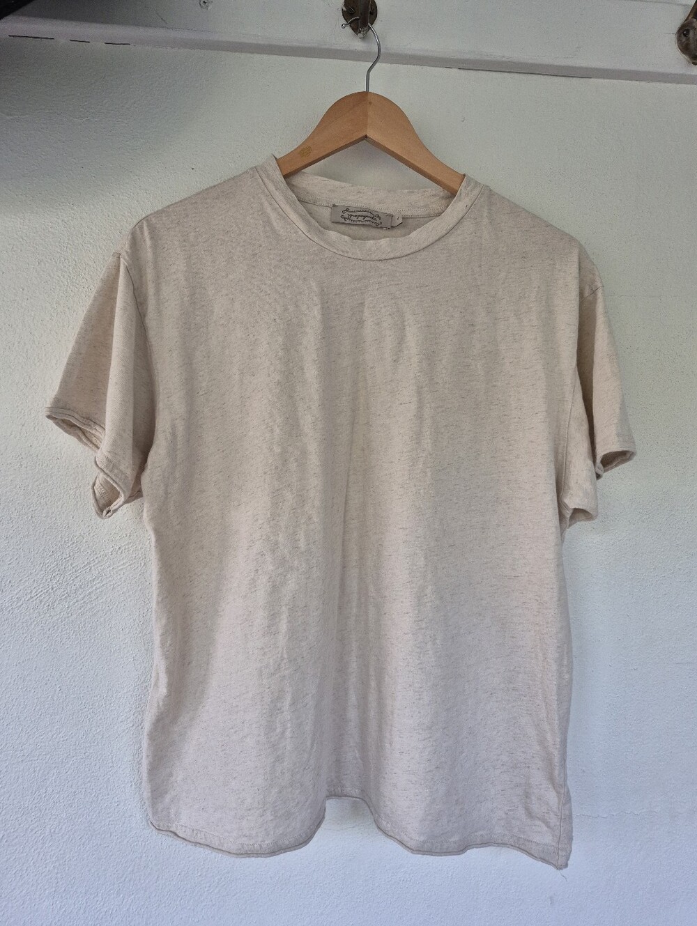 Cotton And Linen Tshirt By Propaganda Size Small Boxy Oversized Fit